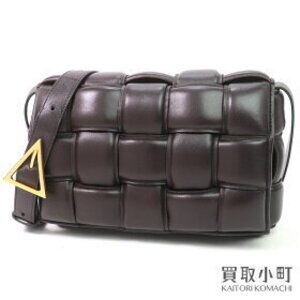Bottega Veneta Padded Cassette Messenger Dark Maxi Intrecciato Soft Lambskin